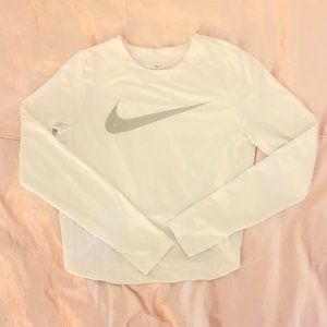 White Nike Dri-Fit Top